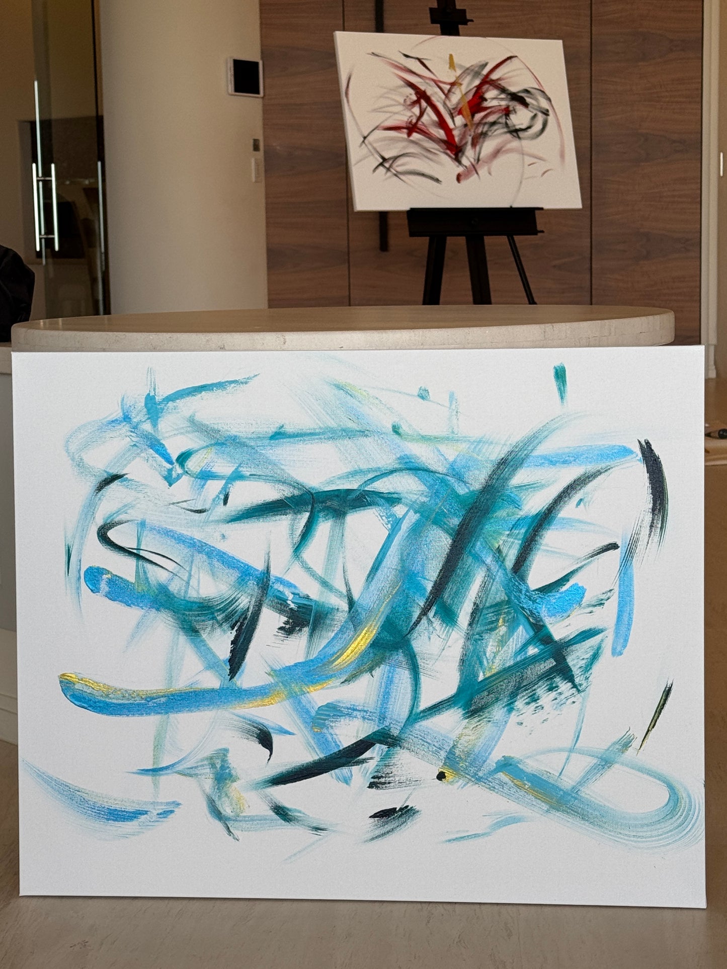 "ADORE U" Original Dance on Canvas